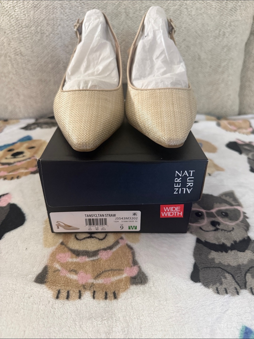 Naturalizer Gold Slingback Pointed-Toe Heels - Picture 2 of 5
